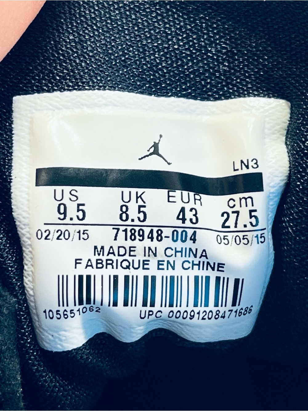 Nike Air Jordan Future Basketball Shoes #718948-001 Men's:9.5 Grey Woven - Picture 14 of 15